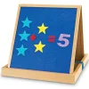 Learning Resources Double-Sided Tabletop Easel, 19-3/4"H, Magnetic Whiteboard (LER7286)