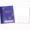 Learning Resources Make a Story Writing Hardcover Journal, 7" x 9", Purple, 10/Set (LER3469)