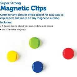 Learning Resources Super Strong Magnetic Clips 1.5