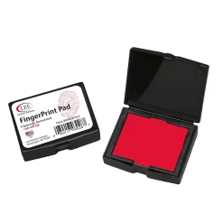 Lee Products Inkless Fingerprint Pad, Red Ink (03028)