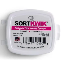 Lee Sortkwik 1 oz. Fingertip Moistener, Pink (10400)