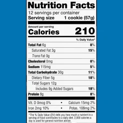 Lenny & Larry's Chocolate Chip Cookies, 2 oz., 12 Packs/Box (220-02081)