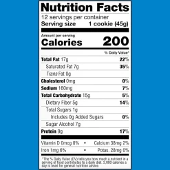 Lenny & Larry's Keto Gluten Free Chocolate Chip Cookies, 1.6 oz., 12 Packs/Box (220-02083)