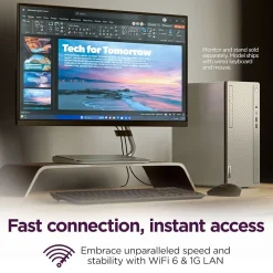 Lenovo IdeaCentre Tower Desktop Computer, Intel Core i5-14400, 8GB RAM, 512GB SSD, Mouse & Keyboard Included, Windows 11 Home