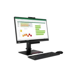 Lenovo ThinkCentre Tiny-In-One 24 Gen 4 11GDPAR1US 23.8" LED Monitor, Black