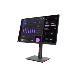 Lenovo ThinkVision T24i-30 23.8" 60 Hz LED Monitor, Black (63CFMAR1US)
