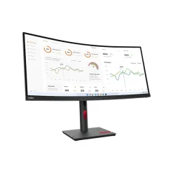 Lenovo ThinkVision T34w-30 34" Curved 60Hz LED Monitor, Raven Black (63D4GAR1US)