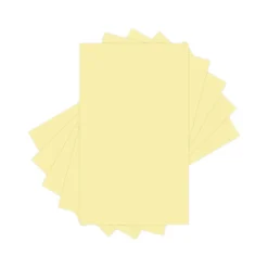 Lettermark Colors 30% Recycled 8.5" x 14" Colored Paper, 20 lbs., Canary, 500 Sheets/Ream (94292RM)