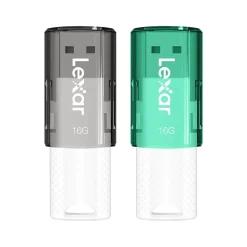 Lexar JumpDrive S60 16GB USB 2.0 Flash Drive, 2/Pack (LJDS60-16GB2NNU)