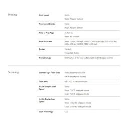 Lexmark MX826ade USB & Network Ready Black & White Laser All-In-One Printer (25B0610)