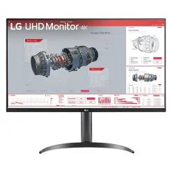 LG 32" 4K Ultra HD 100 Hz LCD Monitor, Black (32BR55U-B)