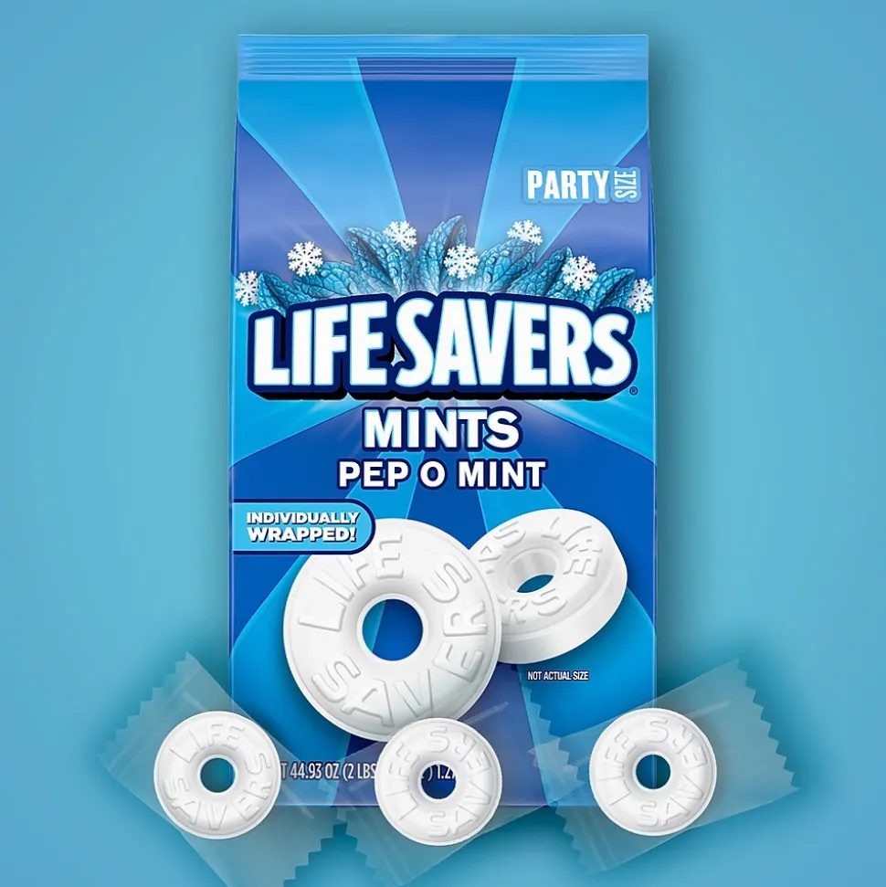Life Savers Pep-O-Mint Mints, 44.93 oz.(MMM27625)