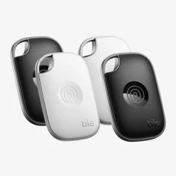 Life360 Tile Pro Bluetooth Tracker, Assorted, Black/White, 4/Pack (RE-61124)