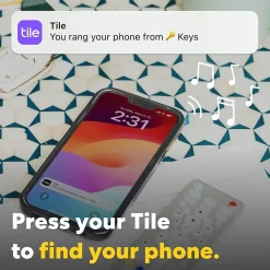 Life360 Tile Pro Bluetooth Tracker, Assorted, Black/White, 4/Pack (RE-61124)