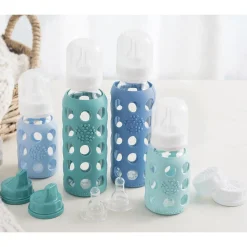 Lifefactory Baby Water Bottle, Assorted Colors, 9 oz. (LF120406C4)
