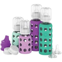 Lifefactory Baby Water Bottle, Assorted Colors, 9 oz. (LF120405C4)
