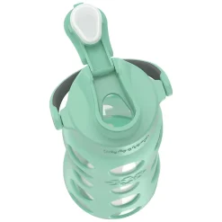 Lifefactory Glass Water Bottle, 22 oz., Mint (LIFLG4321MMI4)
