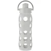 Lifefactory Glass Water Bottle, 22 oz., Cool Gray (LIFLG4321MCG4)