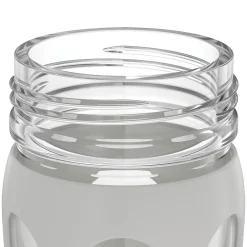 Lifefactory Glass Water Bottle, 22 oz., Cool Gray (LIFLG4321MCG4)