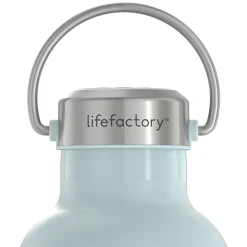 Lifefactory Stainless Steel Double Wall Insulated Water Bottle, 32 oz., Mint (LIFLS365MMI4)