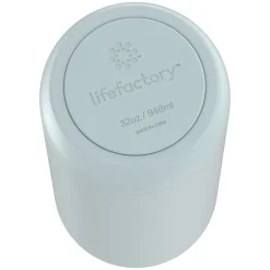 Lifefactory Stainless Steel Double Wall Insulated Water Bottle, 32 oz., Mint (LIFLS365MMI4)
