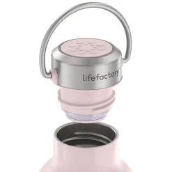 Lifefactory Stainless Steel Double Wall Insulated Water Bottle, 32 oz., Desert Rose (LIFLS365MDR4)