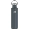 Lifefactory Stainless Steel Double Wall Insulated Water Bottle, 32 oz., Carbon (LIFLS365MCN4)