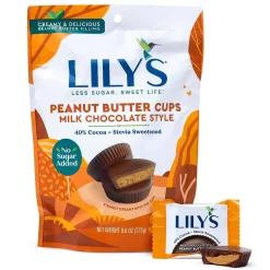 Lily's Milk Chocolate Peanut Butter Cups, 9.6 oz. (220-02042)