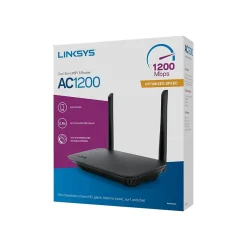 Linksys AC1200 Dual Band Router, Black (E5400)