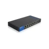 Linksys 8-Port Gigabit Ethernet Unmanaged Switch, 10/100/1000 Mbps, Black (LNKLGS108P)