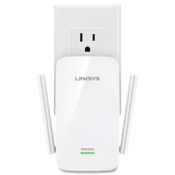 Linksys RE6300 Dual Band 2.4/5GHz Wireless and Ethernet Extender, White