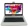 LINSAY® 10.1" OCTA CORE 128GB Storage Android 13 Tablet Dual Camera Android with Silver Keyboard and Pen Stylus