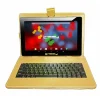 LINSAY F10 Series 10.1" Tablet, WiFi, 2GB RAM, 64GB Storage, Android 13, Black w/Golden Keyboard (F10XIPSBDG)