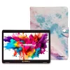Linsay Octa Core 10.1" Tablet, 4GB RAM, 128GB Storage, Android 13, Bundled with Pink Marble Case and Stylus Pen