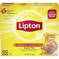 Lipton Black Tea 0.1 oz. Bags, 100/Box (00291)