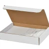 Literature Mailers, 9" x 8" x 2", White, 50/Bundle (ML982)