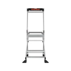 Little Giant Ladders Jumbo Step Aluminum Step Ladder, 375 lb Capacity (11903)