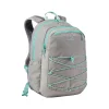 L.L.Bean Comfort Carry Laptop Backpack, Medium Size, Mineral Gray/Fresh Mint (1000135598)