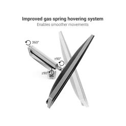 Loctek D7D Dual Monitor Arm Gas Spring