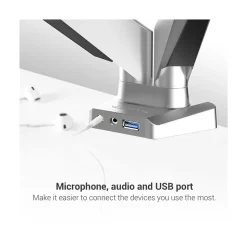 Loctek D7D Dual Monitor Arm Gas Spring