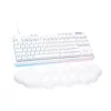 Logitech Aurora G713 Ergonomic Mechanical Gaming Keyboard, White Mist (920-010413)
