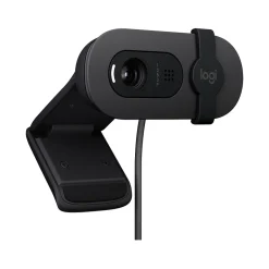 Logitech Brio 105 Full HD 1080p Webcam, 2 Megapixels, Black (960-001579)