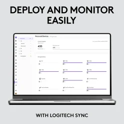 Logitech Brio 105 Full HD 1080p Webcam, 2 Megapixels, Black (960-001579)
