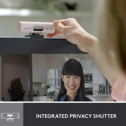 Logitech Brio 500 HD Webcam, 4 Megapixels, Rose (960-001432)