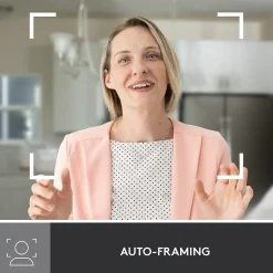 Logitech Brio 500 HD Webcam, 4 Megapixels, Rose (960-001432)