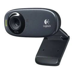 Logitech C310 1 MP Universal HD Webcam, Black (960-000585)