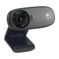 Logitech C310 1 MP Universal HD Webcam, Black (960-000585)