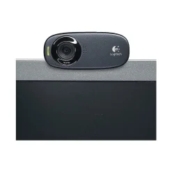 Logitech C310 1 MP Universal HD Webcam, Black (960-000585)