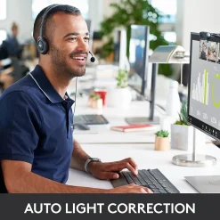 Logitech C270 HD Webcam with Noise-Reducing Mics for Video Calls