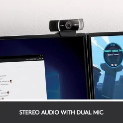 Logitech C922 Pro Stream Webcam 1080P Camera for HD Video Streaming, Black (960-001087)